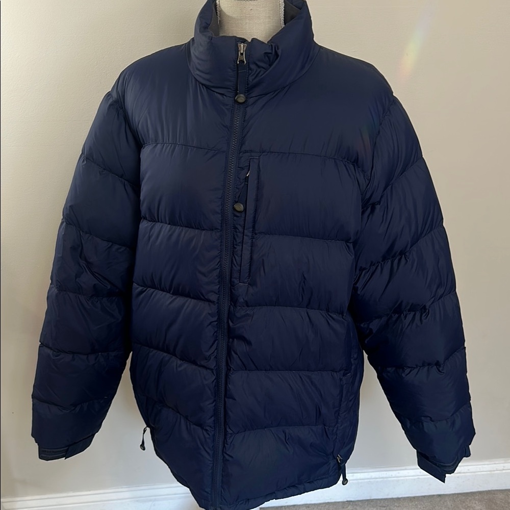 L.L. Bean‎ Dark Blue Goose Down Puffer Jacket